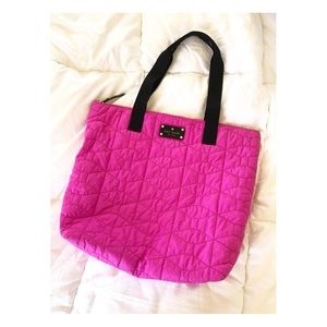 NEVER USED Kate Spade Hot Pink Quilted Tote